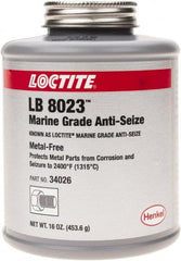 Loctite - 16 oz Brush Top Anti-Seize Anti-Seize Lubricant - Calcium Sulfonate, 2,400°F - A1 Tooling