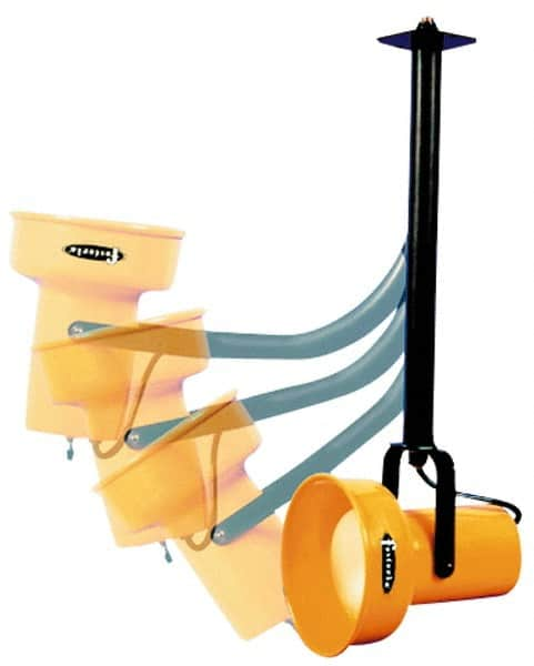 Fostoria - 25 Inch, Ceiling Mounted, Incandescent, Yellow, Dock Light - 300 Watt, 120 Volt, Nonmagnifying - A1 Tooling