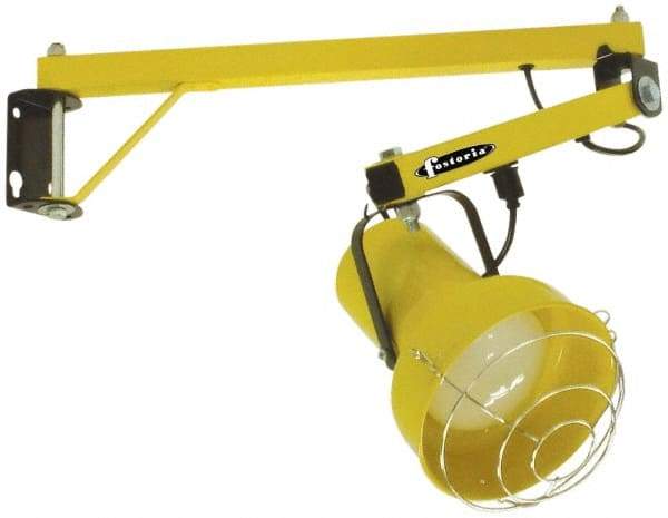 Fostoria - 60 Inch, Pivot, Bracket Mounted, Incandescent, Yellow, Dock Light - 300 Watt, 120 Volt, Nonmagnifying - A1 Tooling