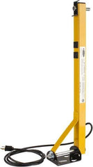 TPI - 24" Long, Steel Task & Machine Light Mounting Arm - Yellow, For Use with Dock Lights - A1 Tooling