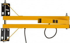 TPI - 40" Long, Steel Task & Machine Light Mounting Arm - Yellow, For Use with Dock Lights - A1 Tooling