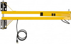 TPI - 60" Long, Steel Task & Machine Light Mounting Arm - Yellow, For Use with Dock Lights - A1 Tooling