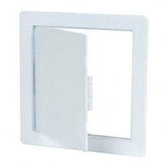 Karp - 9-3/4" Wide x 9-3/4" High, High Impact Styrene Plastic Access Door - 7-3/4" Opening Width, 7-3/4" Opening Height - A1 Tooling