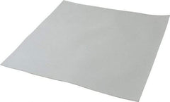 Made in USA - 12" Long, 12" Wide, 0.031" Thick, Silicone Rubber Foam Sheet - 35 to 45 Durometer, White, -20 to 500°F, 640 psi Tensile Strength, Plain Backing, Stock Length - A1 Tooling