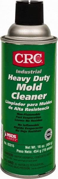 CRC - 16 Ounce Aerosol Can, Clear, Mold Cleaner - Food Grade - A1 Tooling