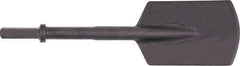 Ingersoll-Rand - 5-1/2" Head Width, 16" OAL, 0.7" Shank Diam, Spade Chisel - Hex Drive, Hex Shank, Steel - A1 Tooling