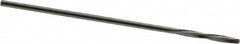 Magafor - 0.9296mm Solid Carbide 4 Flute Chucking Reamer - Spiral Flute, 0.0366" Straight Shank, 9/32" Flute Length, 1-5/16" OAL - A1 Tooling