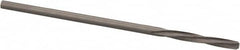 Magafor - 1.4402mm Solid Carbide 4 Flute Chucking Reamer - Spiral Flute, 0.0567" Straight Shank, 25/64" Flute Length, 1-9/16" OAL - A1 Tooling