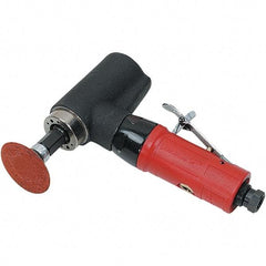 Autobrade Red - 2" Max Disc, 20,000 RPM, Pneumatic Handheld Disc Sander - 22 CFM, 1/4 NPT Inlet, 0.5 hp, 90 psi - A1 Tooling