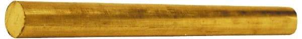 Value Collection - 7/8 Inch Diameter x 6 Ft. Long, Brass Round Rod - Alloy 360 - A1 Tooling