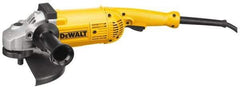 DeWALT - 7 & 9" Wheel Diam, 6,000 RPM, Corded Angle & Disc Grinder - 5/8-11 Spindle, 15 Amps - A1 Tooling