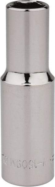 Blackhawk by Proto - 3/8" Drive, Deep Hand Socket - 6 Points, 2-7/64" OAL, Chrome Finish - A1 Tooling