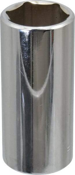 Blackhawk by Proto - 3/4", 3/8" Drive, Deep Hand Socket - 6 Points, 2-13/64" OAL, Chrome Finish - A1 Tooling