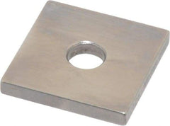 Mitutoyo - 0.126" Square Steel Gage Block - Accuracy Grade 0, Includes Certificate of Inspection - A1 Tooling