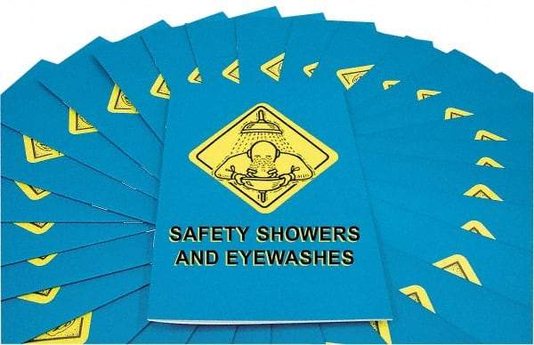 Marcom - Safety Showers and Eye Washes Training Booklet - English and Spanish, Safety Meeting Series - A1 Tooling