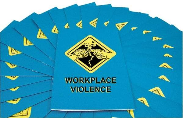 Marcom - Workplace Violence Training Booklet - English and Spanish, Safety Meeting Series - A1 Tooling