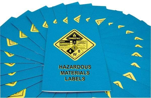 Marcom - Hazardous Materials Labels Training Booklet - English and Spanish, Safety Meeting Series - A1 Tooling