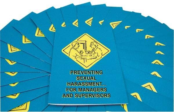 Marcom - Preventing Sexual Harassment for Managers and Supervisors Training Booklet - English and Spanish, Safety Meeting Series - A1 Tooling