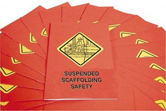 Marcom - Suspended Scaffolding Safety Training Booklet - English and Spanish, Regulatory Compliance Series - A1 Tooling