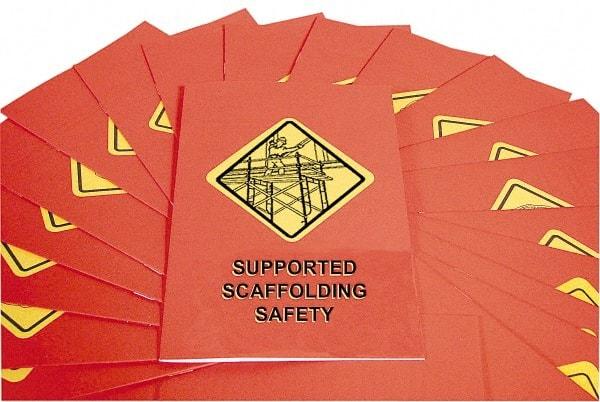 Marcom - Supported Scaffolding Safety Training Booklet - English and Spanish, Regulatory Compliance Series - A1 Tooling