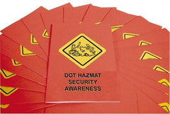 Marcom - DOT HazMat Security Awareness Training Booklet - English, Regulatory Compliance Series - A1 Tooling