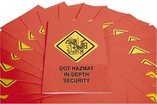 Marcom - DOT In-Depth HazMat Security Training Training Booklet - English, Regulatory Compliance Series - A1 Tooling