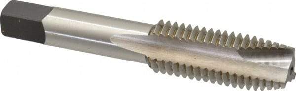 Hertel - M18x2.50 Metric Coarse, 3 Flute, High Speed Steel Spiral Point Tap - Plug Chamfer, Right Hand Thread, 4-1/32" OAL - Exact Industrial Supply