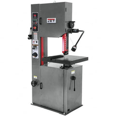 Jet - 14 Inch Throat Capacity, Variable Speed Pulley Vertical Bandsaw - 82 to 330 SFPM, 1 HP, Single Phase - A1 Tooling