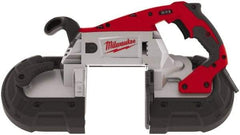 Milwaukee Tool - 120 Volt, Electric Handheld Bandsaw - 5 Inch (Round) and 5 x 5 Inch (Rectangular) Depth of Cut, 300 and 380 SFPM, 11 Amp - A1 Tooling