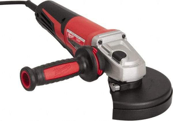 Milwaukee Tool - 6" Wheel Diam, 9,000 RPM, Corded Angle & Disc Grinder - 5/8-11 Spindle, 120 Volts, 13 Amps - A1 Tooling