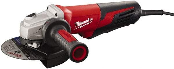 Milwaukee Tool - 6" Wheel Diam, 9,000 RPM, Corded Angle & Disc Grinder - 5/8-11 Spindle, 120 Volts, 13 Amps - A1 Tooling