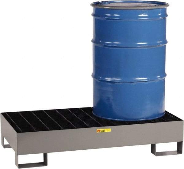 Little Giant - 33 Gal Sump Capacity, Steel Platform - Low Profile - 26" Long x 51" Wide x 10-1/2" High, 2,000 Lb Capacity - A1 Tooling