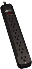 Tripp-Lite - 7 Outlets, 120 VAC15 Amps, 12' Cord, Power Outlet Strip - Keyhole, Tab Mount, 5-15 NEMA Configuration, 11.6" Strip - A1 Tooling