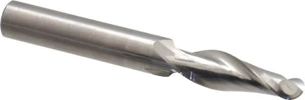 Onsrud - 3/8" Cutting Diam x 1-1/8" Length of Cut, 2 Flute, Upcut Spiral Router Bit - Uncoated, Right Hand Cut, Solid Carbide, 3" OAL x 3/8" Shank Diam, Ball End Taper, 30° Helix Angle - A1 Tooling