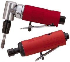 Sioux Tools - 1/4" Collet, Straight Handle, Air Die Grinder Set - 22,000 RPM, 4 CFM - A1 Tooling