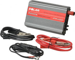 Solar - 2 Connection, 12 VDC Input, 120 VAC Output, 1,000 Peak Wattage, Power Inverter - 500 Watt Continuous Output Power - A1 Tooling