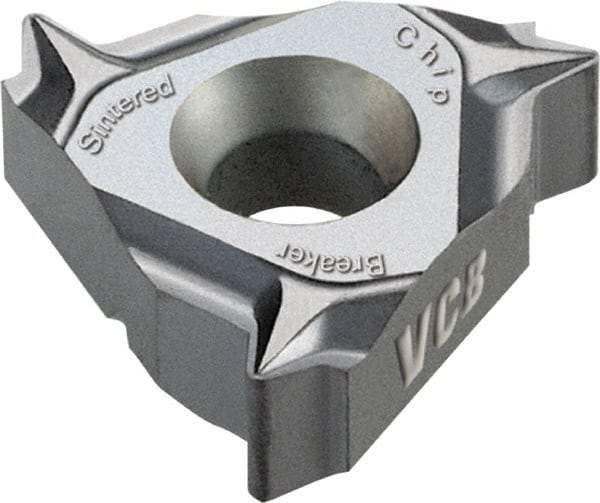 Vargus - 3JER External Right Hand 48-16 Partial Profile 55° Laydown Threading Insert - Grade VCB, TiAlN Coated Carbide, 9.53mm Inscribed Circle - A1 Tooling