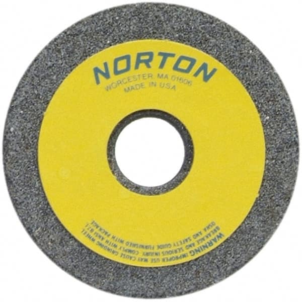 Norton - 3-1/2" Diam x 7/8" Hole x 1-1/2" Thick, S Hardness, 24 Grit Surface Grinding Wheel - Silicon Carbide, Type 1, Extra Coarse Grade, 7,095 Max RPM - A1 Tooling