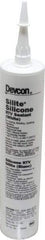 Devcon - 10.3 oz Cartridge White RTV Silicone Joint Sealant - 450°F Max Operating Temp - A1 Tooling