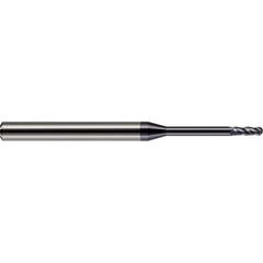 Harvey Tool - Ball End Mills; Mill Diameter (Inch): 5/64 ; Mill Diameter (Decimal Inch): 0.0780 ; Number of Flutes: 4 ; Length of Cut (Inch): 15/64 ; Length of Cut (Decimal Inch): 0.2340 ; Material: Solid Carbide - Exact Industrial Supply