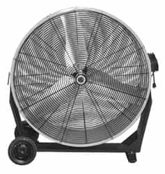 Airmaster - 30" Blade, Direct Drive, 1/2 hp, 5,670, 4,590 CFM, Man Cooler - 115 Volts, 2 Speed, Single Phase - A1 Tooling