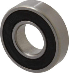 SKF - 1/2" Bore Diam, 1-1/8" OD, Double Seal Deep Groove Radial Ball Bearing - 5/16" Wide, 1 Row, Round Bore, 540 Lb Static Capacity, 912 Lb Dynamic Capacity - A1 Tooling