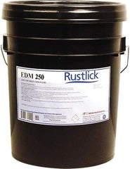 Rustlick - Rustlick EDM-250, 5 Gal Pail EDM/Dielectric Fluid - Straight Oil, For Electric Discharge Machining - A1 Tooling