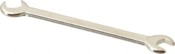 Proto - 7/32" x 1/4" Standard Ignition Open End Wrench - 3" OAL, Double End, Satin Finish, 15° & 60° Head Angle - A1 Tooling