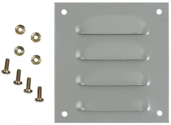 Cooper B-Line - Electrical Enclosure Steel Louver Plate Kit - For Use with Enclosures - A1 Tooling