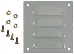 Cooper B-Line - Electrical Enclosure Steel Louver Plate Kit - For Use with Enclosures - A1 Tooling