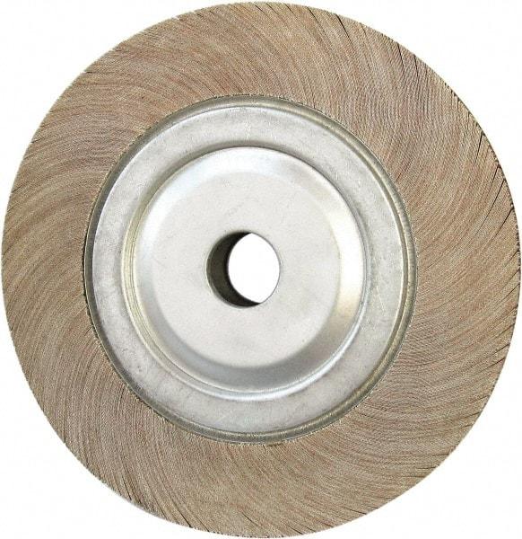 Tru-Maxx - 8" Diam, 80 Grit Aluminum Oxide Unmounted Flap Wheel - 1" Hole, 2" Wide, Coated, Medium Grade, 4,500 Max RPM - A1 Tooling