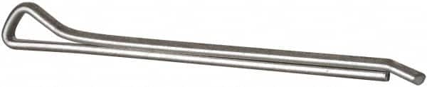 Made in USA - 5/32" Diam x 2-1/2" Long Hammerlock Cotter Pin - Grade 2, Zinc-Plated, Steel - A1 Tooling