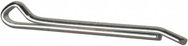 Made in USA - 3/8" Diam x 4" Long Hammerlock Cotter Pin - Grade 2, Zinc-Plated, Steel - A1 Tooling