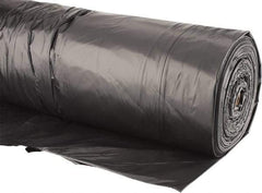 Value Collection - 100' Long x 20' Wide Polyethylene Tarp & Dust Cover - Black, 4 mil Thickness - A1 Tooling